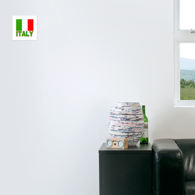 The Pride of Italy - Italian Flag Design by Naves